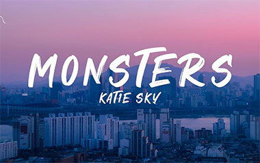 Monsters吉他谱_Katie-Sky_G调_变调夹6品_无限延音