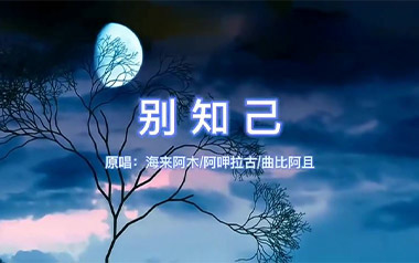 别知己吉他谱_海来阿木_标准调弦_变调夹不夹_钟亚