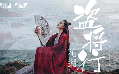 盗将行吉他谱_花粥_C调_变调夹1品_吉他专家