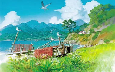菊次郎的夏天吉他谱_久石让_标准调弦_变调夹2品_大树音乐屋
