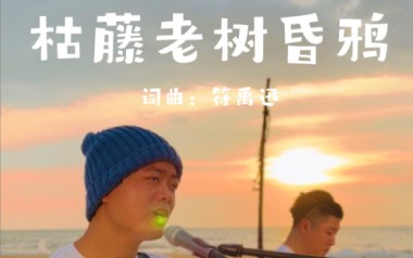 枯藤老树昏鸦吉他谱_符禹迅_C调_变调夹4品_网络转载