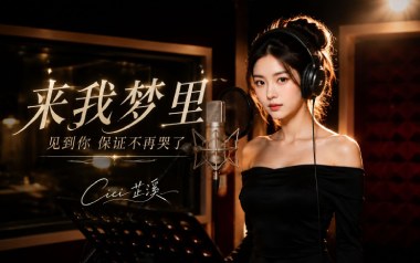 来我梦里吉他谱_Cici芷溪_G调_变调夹6品_呦呦吉他