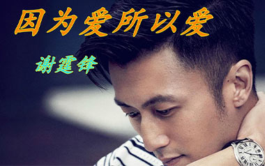 因为爱所以爱吉他谱_谢霆锋_C调_变调夹2品_酷音小伟的教程