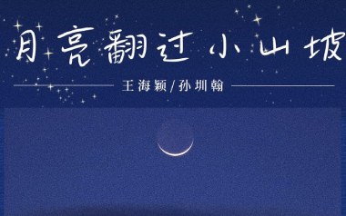 月亮翻过小山坡吉他谱_聒噪的王海颖_C调_变调夹不夹_网络转载