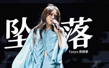 坠落吉他谱_蔡健雅_C调_变调夹不夹_革命吉他